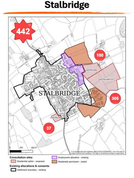 Map - Stalbridge